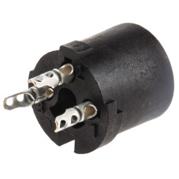 1 pcs - Amphenol Industrial, C 091 A 3 Pole M16 Din Socket, DIN 41524, 4A, 300 V IP40, Screw Lock, Female, Cable Mount