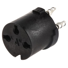 1 pcs - Amphenol Industrial, C 091 A 3 Pole M16 Din Socket, DIN 41524, 4A, 300 V IP40, Screw Lock, Female, Cable Mount