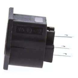 1 pcs - Bulgin C13 Panel Mount IEC Connector Socket, 10A, 250 V