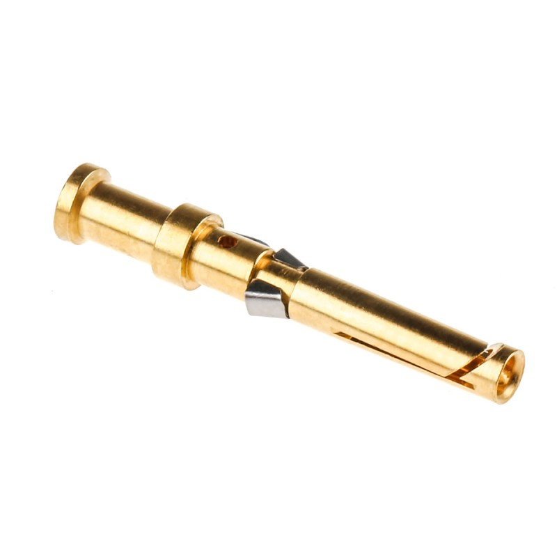 100 pcs - Han Contacts Female 10A Crimp Contact Minimum Wire Size 1mm² Maximum Wire Size 1mm² for use with Heavy Duty Power