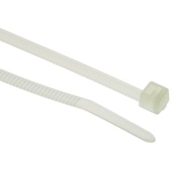 1 Bag of 100 - HellermannTyton Cable Tie, Inside Serrated, 150mm x 3.5 mm, Natural Polyamide 6.6 (PA66), Pk-100
