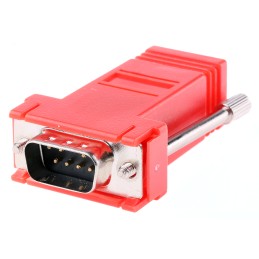 1 pcs - RS PRO D Sub Adapter Male 9 Way D-Sub to Female RJ45
