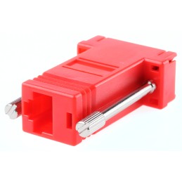 1 pcs - RS PRO D Sub Adapter Male 9 Way D-Sub to Female RJ45