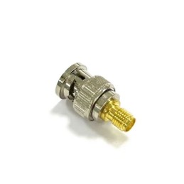 1 pcs - RS PRO Straight 50Ω Coaxial Adapter SMA Plug to BNC Socket 4GHz