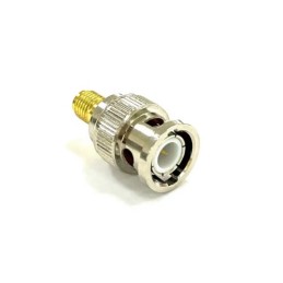 1 pcs - RS PRO Straight 50Ω Coaxial Adapter SMA Plug to BNC Socket 4GHz