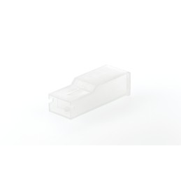 100 pcs - TE Connectivity, Positive Lock .250 1 Way Crimp Terminal Housing