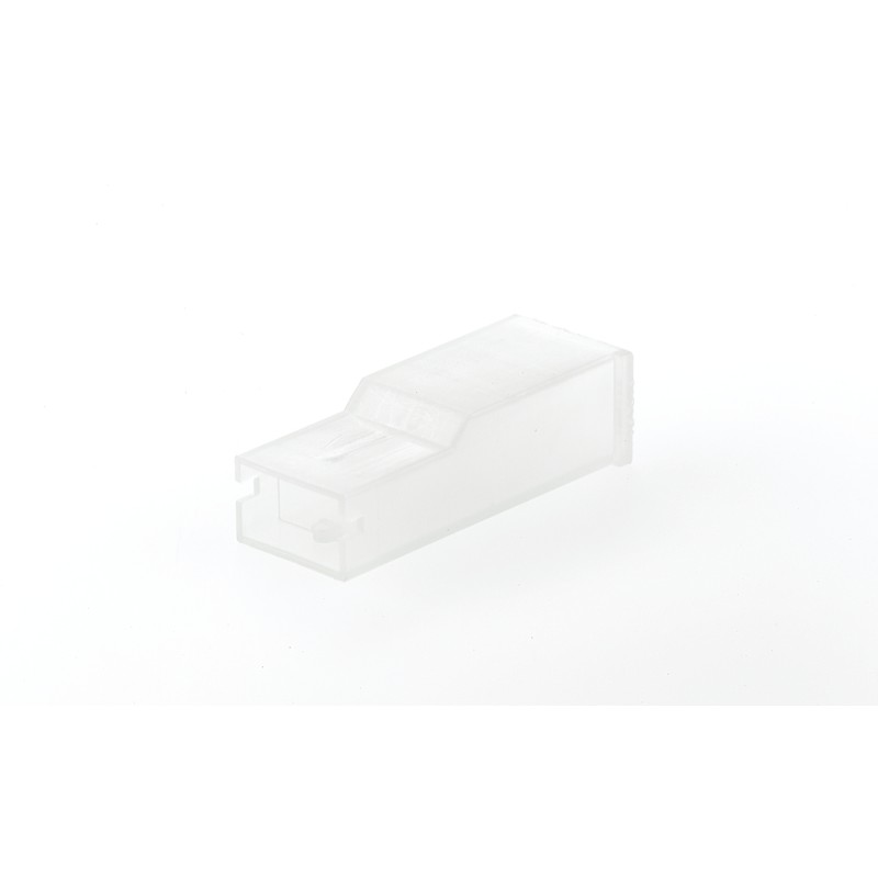 100 pcs - TE Connectivity, Positive Lock .250 1 Way Crimp Terminal Housing