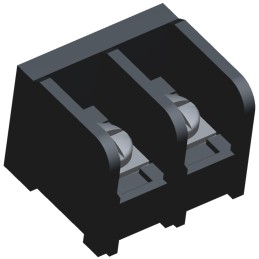 1 pcs - TE Connectivity Barrier Strip, 2 Contact, 9.53mm Pitch, 1 Row, 25 A, 5 A, 300 V, 600 V
