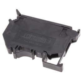 1 pcs - Phoenix Contact UK Series Black Fused DIN Rail Terminal, Single-Level, Screw Termination, Fused