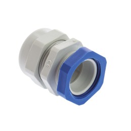 1 Box of 5 - SIB WADI-TEC Series Grey PA 6 Cable Gland, M20 Thread, 7mm Min, 12mm Max, IP68