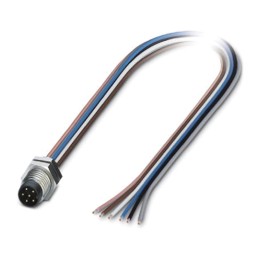 1 pcs - Phoenix Contact Male 6 way M8 to Sensor Actuator Cable, 500mm