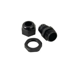 1 Kit - Amphenol Industrial CG Series Black Cable Gland Kit, M20 Thread, 6mm Min, 12mm Max