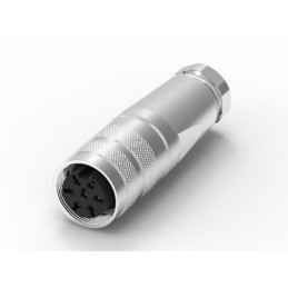 1 pcs - RS PRO 7 Pole M16 Din, 5A, 250 V IP67, Screw Lock, Female, Cable Mount