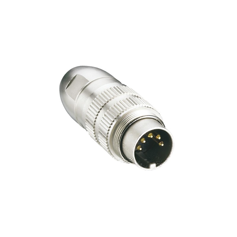 1 pcs - Lumberg 8 Pole Din Plug, DIN EN 60529, 5A, 60 V ac IP68, Male, Cable Mount