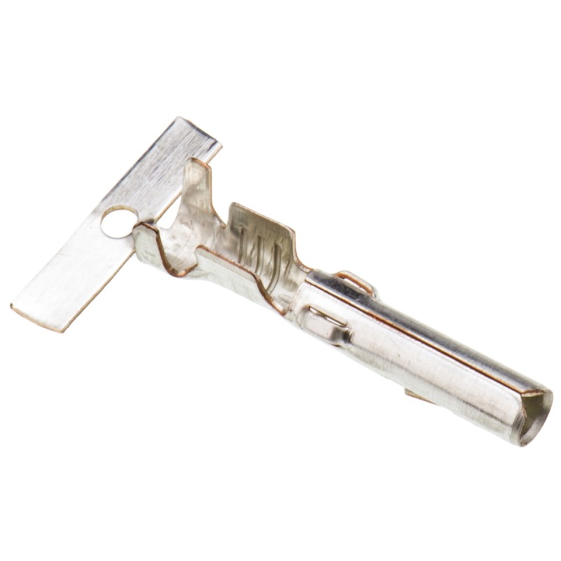 100 pcs - TE Connectivity Commercial MATE-N-LOK Series Female Crimp Terminal, 20AWG Min, 14AWG Max