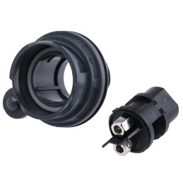 1 pcs - Bulgin Circular Connector, 2 Contacts, Front Mount, Socket, Female, IP66, IP68, IP69K, Buccaneer 7000 Series