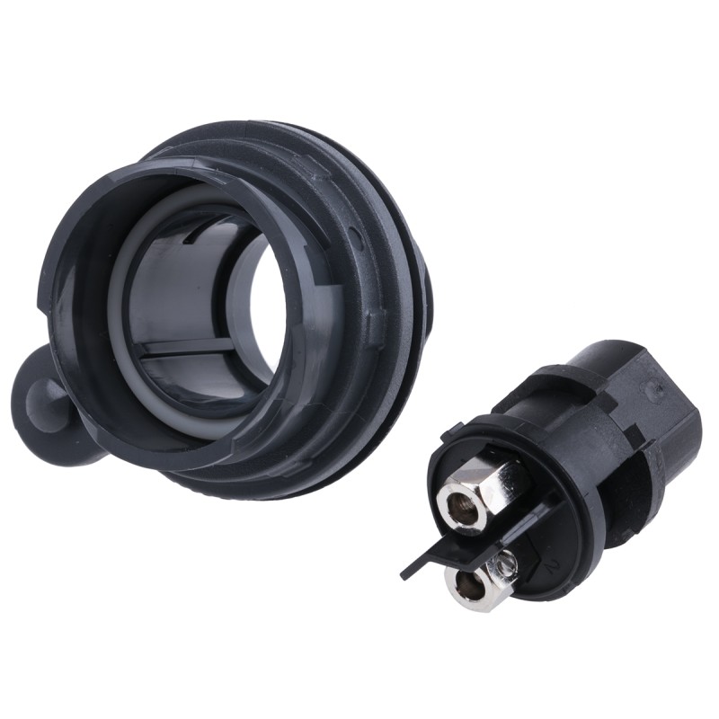 1 pcs - Bulgin Circular Connector, 2 Contacts, Front Mount, Socket, Female, IP66, IP68, IP69K, Buccaneer 7000 Series