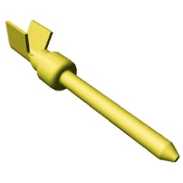 50 pcs - TE Connectivity, AMPLIMITE HDP-20 Series, size 20 Male Crimp D-sub Connector Contact, Gold over Nickel Signal, 22