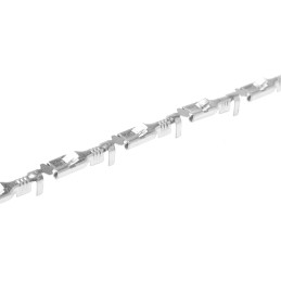 100 pcs - TE Connectivity FASTIN-FASTON .110 Uninsulated Female Spade Connector, Receptacle, 2.79 x 0.79mm Tab Size, 0.5mm² to