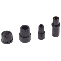 1 pcs - Switchcraft Circular Connector, 2 Contacts, Cable Mount, Subminiature Connector, Plug, Male, IP67, MICRO-CON-X Series