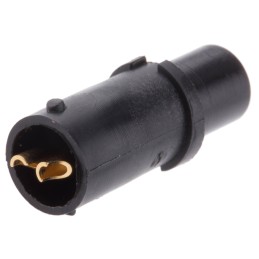 1 pcs - Switchcraft Circular Connector, 2 Contacts, Cable Mount, Subminiature Connector, Plug, Male, IP67, MICRO-CON-X Series