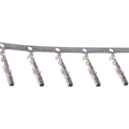 100 pcs - Molex Mini-Fit Series Female Crimp Terminal, 28AWG Min, 22AWG Max