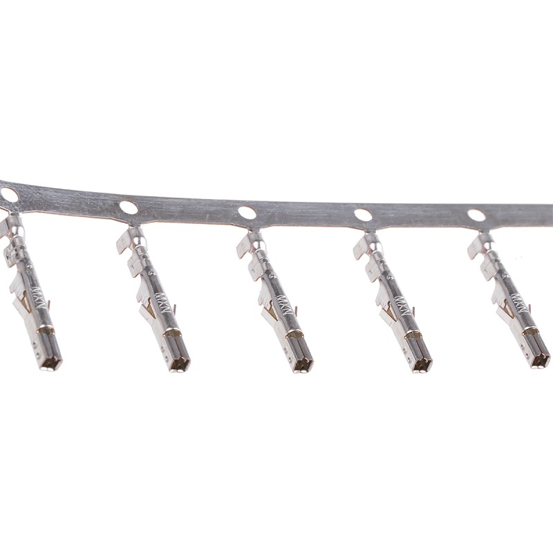 100 pcs - Molex Mini-Fit Series Female Crimp Terminal, 28AWG Min, 22AWG Max