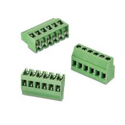 5 pcs - Wurth Elektronik 2445 Series PCB Terminal Block, 7-Contact, 5.08mm Pitch, PCB Mount, 1-Row, Solder Termination