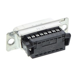 1 pcs - Provertha TMC-SK 15 Way Right Angle Cable Mount D-sub Connector Plug, 1.27mm Pitch