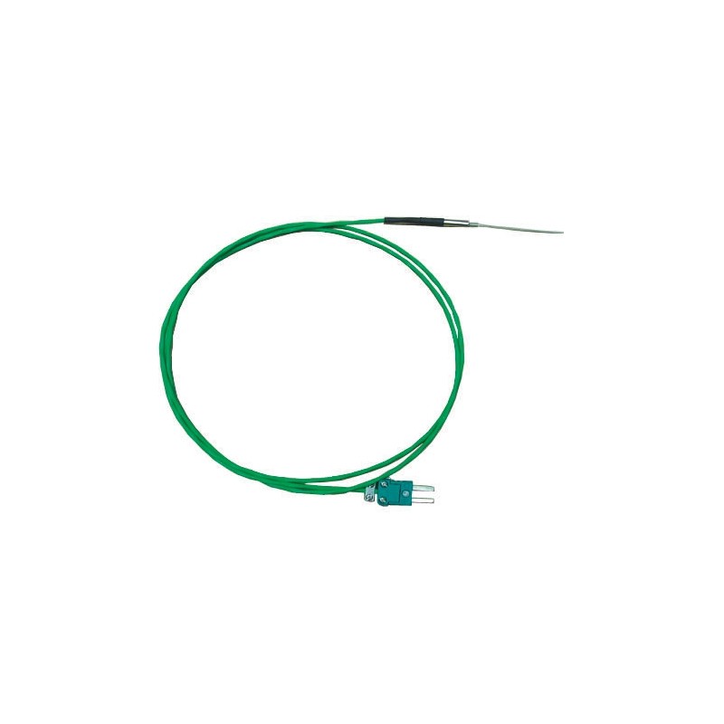 1 pcs - Correge Type K Thermocouple 60mm Length, 0.9mm Diameter - +250°C