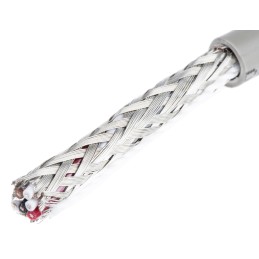 1 Reel of 50 M - Alpha Wire Twisted Pair Data Cable, 3 Pairs, 0.35 mm², 6 Cores, 22 AWG, Screened, 50m, Grey Sheath