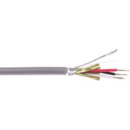 1 Reel of 500 M - RS PRO Multicore Data Cable, 0.22 mm², 3 Cores, 24 AWG, Screened, 500m, Grey Sheath