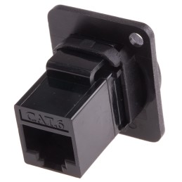 1 pcs - RS PRO RJ45 Feedthrough Connector, Cat6, UTP