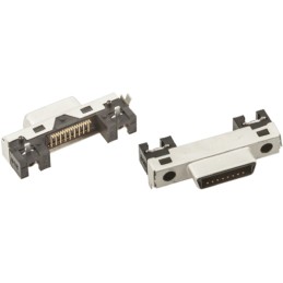 1 pcs - Hirose DH Series Right Angle Surface Mount PCB Socket, 17-Contact, 2-Row, 1mm Pitch, Solder Termination