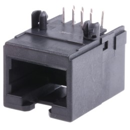 1 pcs - Bel-Stewart SS-60000 Series Female RJ45 Connector, Through Hole, Cat6