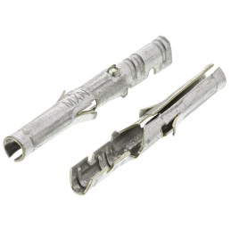 100 pcs - Molex STANDARD .062' Series Female Crimp Terminal, 30AWG Min, 24AWG Max