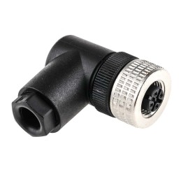 1 pcs - Hirschmann Circular Connector, 4 Contacts, Cable Mount, M12 Connector, Socket, Female, IP67, E Series