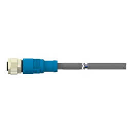 1 pcs - TE Connectivity Straight Female 5 way M12 to Unterminated Sensor Actuator Cable, 1m