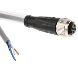 1 pcs - Pepperl + Fuchs Straight Female 4 way M12 to Unterminated Sensor Actuator Cable, 2m