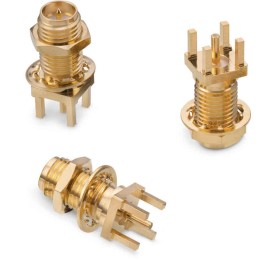 1 pcs - Wurth Elektronik WR-RPSMA Series, jack PCB Mount SMA Connector, Solder Termination, Straight Body