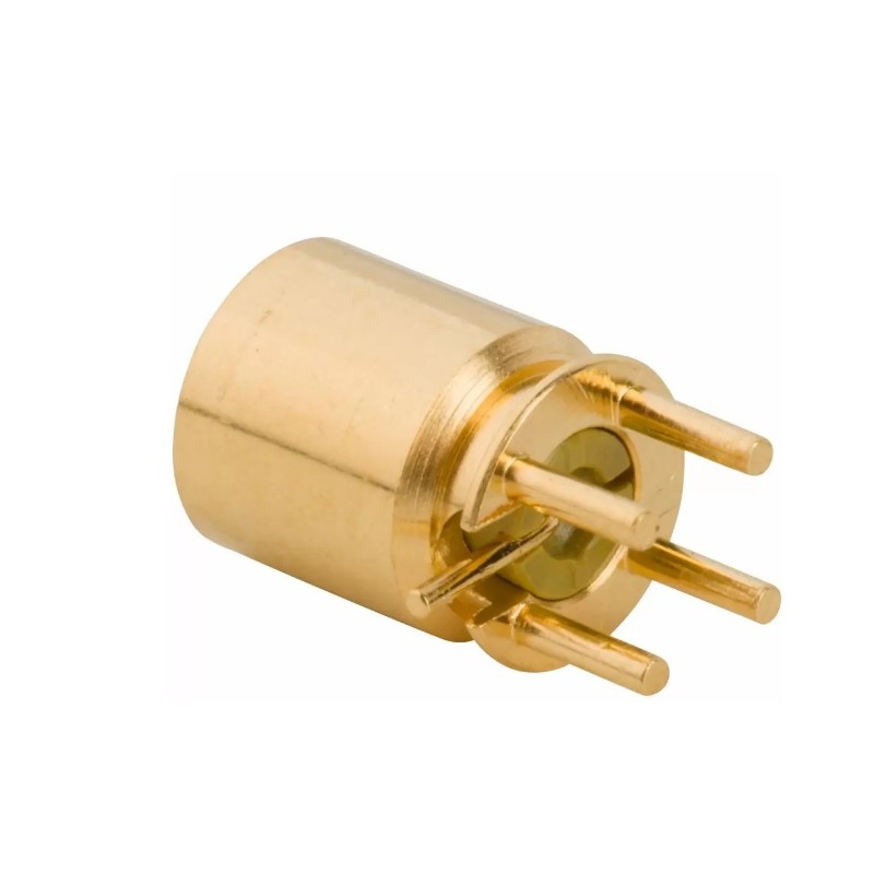 1 pcs - Amphenol RF SMP-MSLD-PCS-2 Series, jack PCB Mount SMP Connector, 50Ω, Straight Body