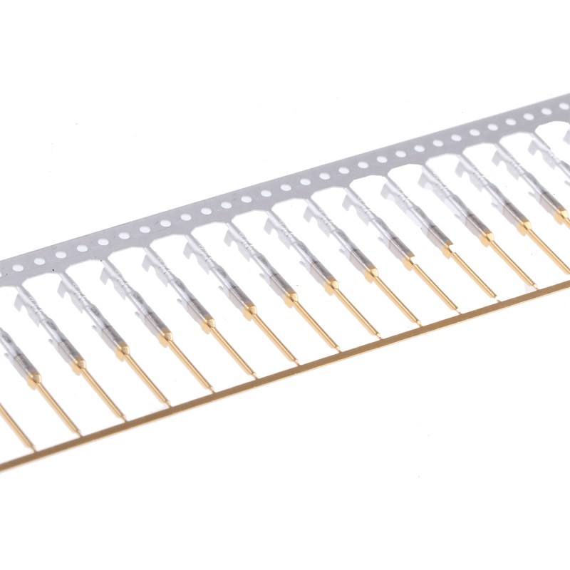 100 pcs - Molex SL Series Male Crimp Terminal, 30AWG Min, 24AWG Max