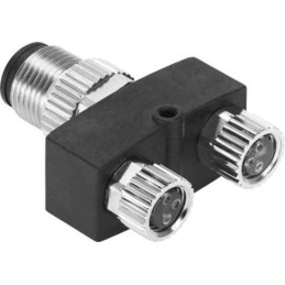 1 pcs - Festo Connector, NEDY-L2R1-V1-M8G3-N-M12G4 Series