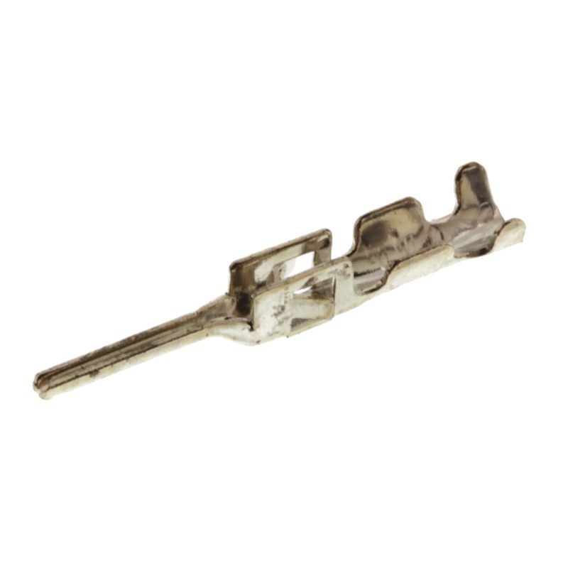 100 pcs - TE Connectivity Micro MATE-N-LOK Series Male Crimp Terminal, 24AWG Min, 20AWG Max