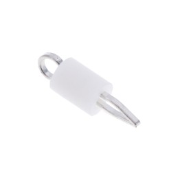 100 pcs - RS PRO 1mm White Terminal Post