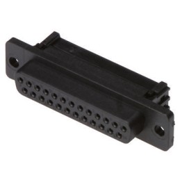 1 pcs - ASSMANN WSW A-DFF 9 Way Right Angle Cable Mount D-sub Connector Socket, 2.54mm Pitch