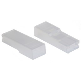 100 pcs - JST Crimp Terminal Housing, Natural