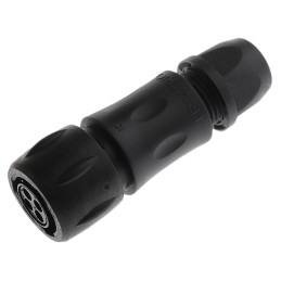 1 pcs - Souriau Circular Connector, 4 Contacts, Cable Mount, Socket, Female, IP68, IP69K, UTS Series