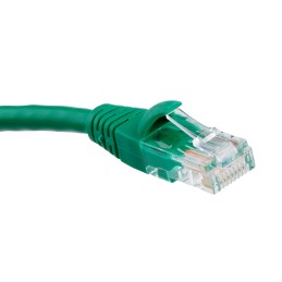 1 pcs - RS PRO Cat5e Male RJ45 to Male RJ45 Ethernet Cable, U/UTP, Green PVC Sheath, 2m