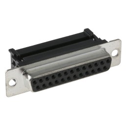 1 pcs - RS PRO 25 Way Cable Mount D-sub Connector Socket, 2.77mm Pitch